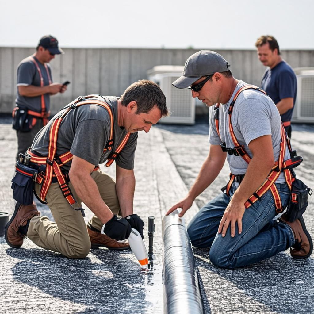 Repair service by JLM Roofing